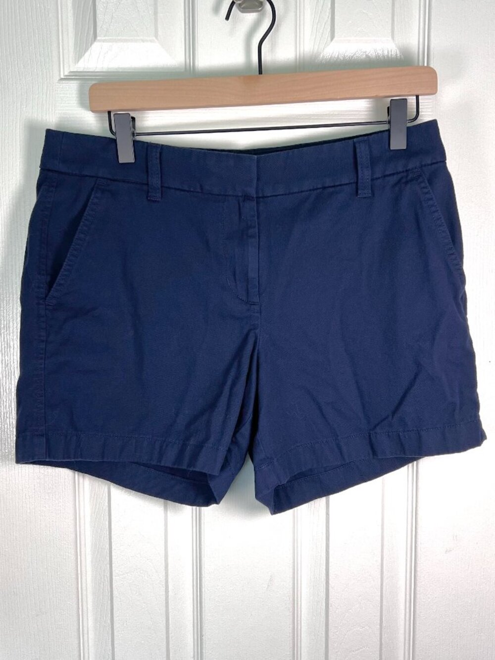 J.Crew Factory 5" Classic Chino Shorts Navy Size 8